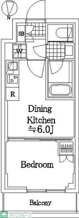 ハーモニーレジデンスクロスゲートの物件間取画像